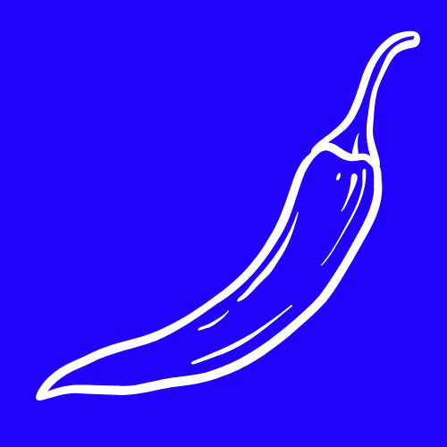 Chili-Illustration als Teil der visuellen Identität von Los Pablos